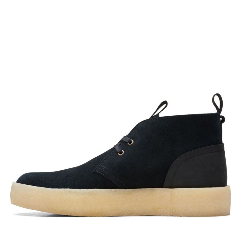 Clarks Mens Desert Cup Black Boots (NWT) - Picture 5 of 6